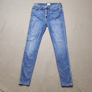 Hudson Blair High-Rise Skinny Ankle Jean Sz 28